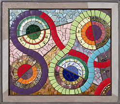 Mosaic abstract art, contemporary mosaics.