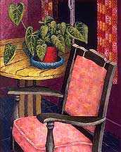 Still-life and plant oil painting