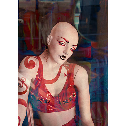 Wistful mannequin photograph.